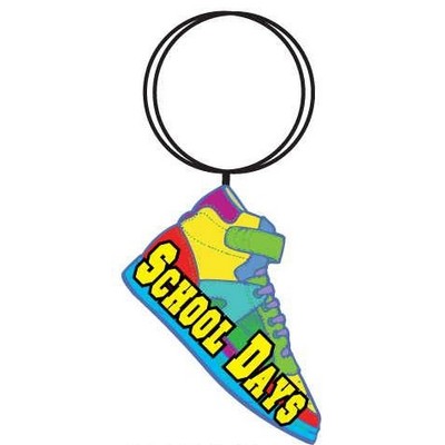 School Days Shoe Executive Keychain w/Mirrored Back (12 Square Inch)