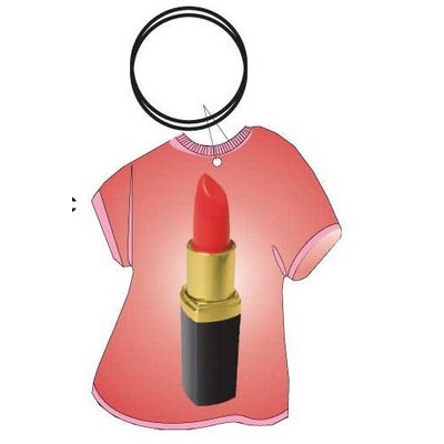 Lipstick Executive T Shirt Keychain w/Mirror Back (4 Square Inch)