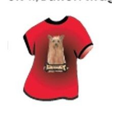 Yorkshire Terrier Dog T-Shirt Lapel Pin