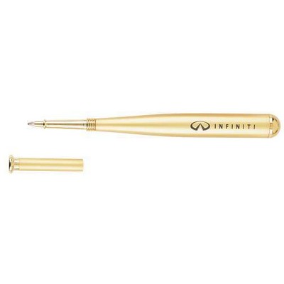 Satin Gold Baseball Bat Pen