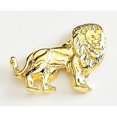 Standing Lion Marken Design Cast Lapel Pin (Up to 1")