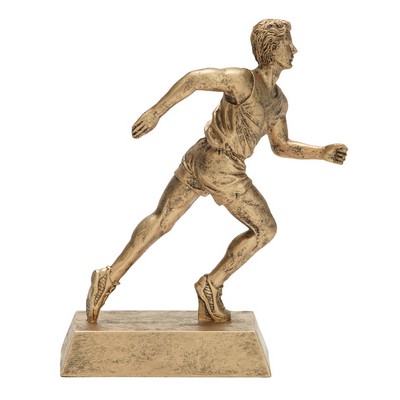 Signature Male Track Figurine - 8 1/8"