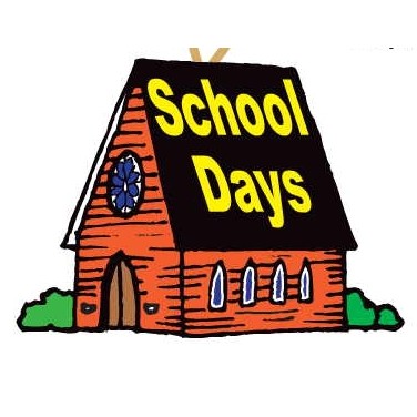 School Days House Ornament w/ Mirrored Back (3 Square Inch)