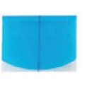 Blueberry Blue 2-Tone Letter Size Expanding File w/12 Tabbed Pockets