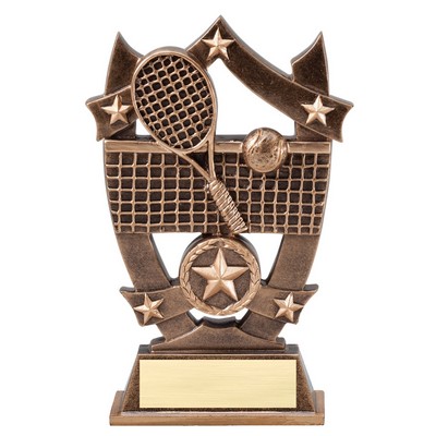 Tennis Stars Resin Award - 6 1/4"