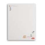 Raised Full Color 24 Lb. Classic® Linen or Enviroment® Letterhead