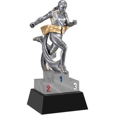 8" Female Track Motion Xtreme Resin Trophy