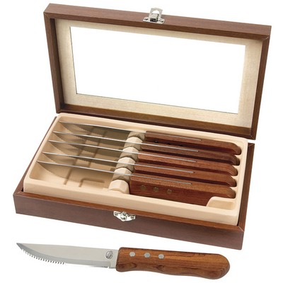 Niagara Cutlery™ Rosewood 6-Piece Steak Knife Set