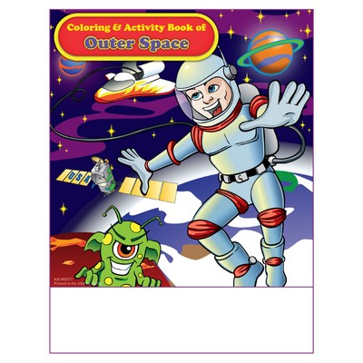 Outer Space Imprintable Coloring and Activity Book