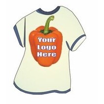 Orange Bell Pepper T-Shirt Lapel Pin