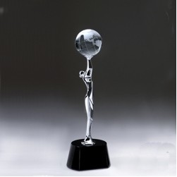 Large Crystal Global Celebration Award