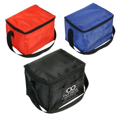 Insulated 6-Pack Nylon Cooler Bag