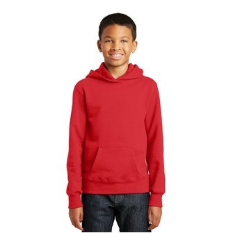 Port & Company® Youth Fan Favorite™ Fleece Pullover Hooded Sweatshirt