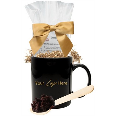 Cake in a Mug Gift Set (Black)