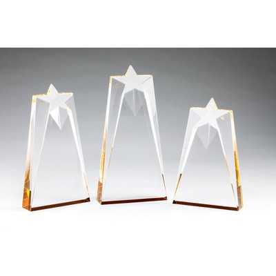 Small Gold Acrylic Shooting Star Award