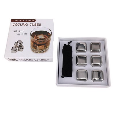 Stainless Steel Cooling Cube 6 Pieces/Set