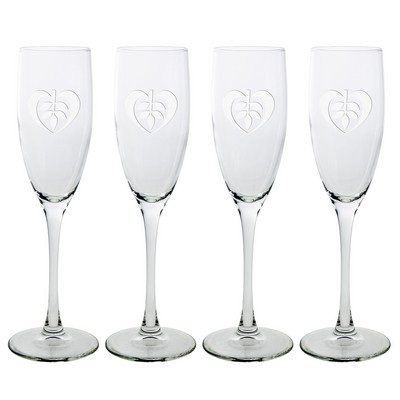 5 3/4 Oz. Set of Four Rothbury Flute