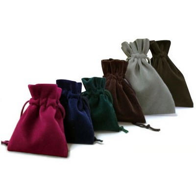 Royal Velveteen Drawstring Pouch (3"x3 1/2)