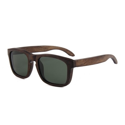 Duwood Sunglasses - G15 Polarized Lenses - Brown Wood Frames