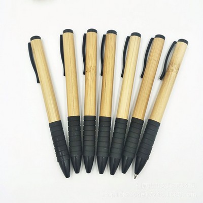 Black Hook Bamboo Ballpoint Pen