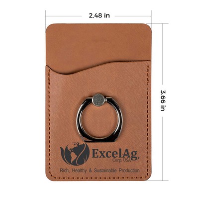 Leatherette Cell Phone Wallet