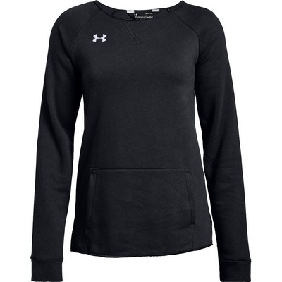 Under Armour® W's Hustle Fleece Crew Shirt