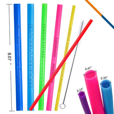 Supine Silicone Straw