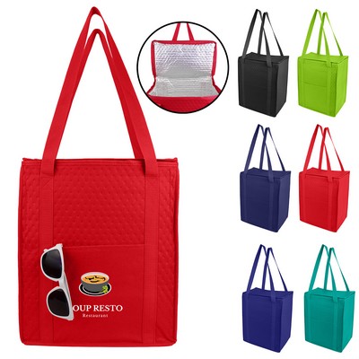 Glacier Jumbo Insulated Zipper Tote