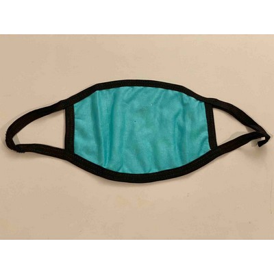 Teal Cotton Face Mask