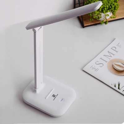 3 Level Brightness USB LED Desk Lamp w/USB Charging