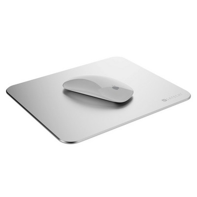 Aluminum Mouse Pad with Non-slip Rubber Base