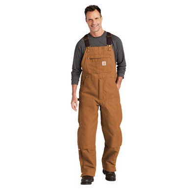 Carhartt® Short Firm Duck Insulated Bib Overalls