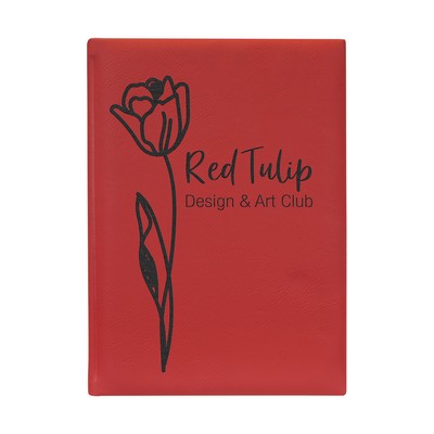 7" x 9¾" Red Leatherette Sketch Book