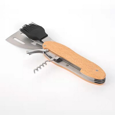 Multi-functional Barbecue Grilling Tool 5 in 1