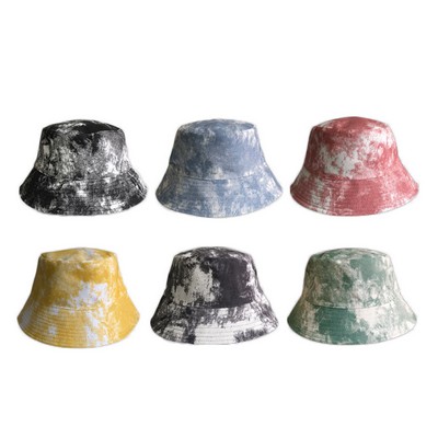 Double-Sided Tie Dye Bucket Hat