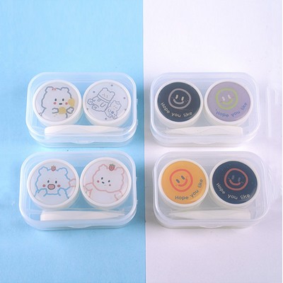 Integrated Plastic Contact Lens Case Box