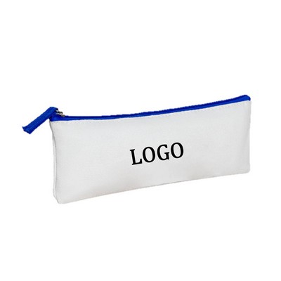 Custom Logo Canvas Pencil Pouch