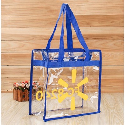 Clear PVC Stadium Tote Bag