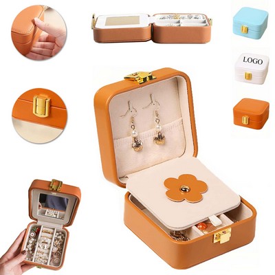 Mini Jewelry Box & Makeup Mirror