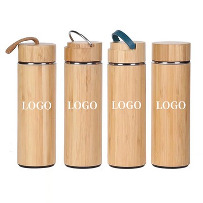 17oz Bamboo Tea Tumbler Mug