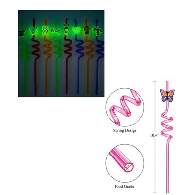 Straw w/Custom Luminous Toy