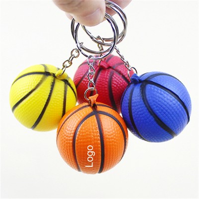 Ball Stress Reliever Keychain