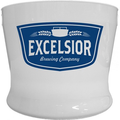 Plastic Beer Bucket in blue, red or white