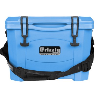 Grizzly 15 Quart Cooler in Light Blue