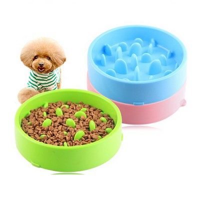 Silicone Slow Feeding Pet Bowl