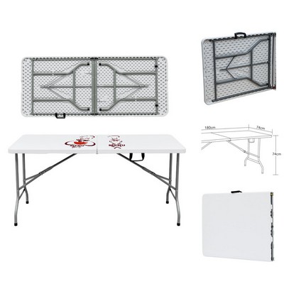 6FT Outdoor Events Plastic Folding Table