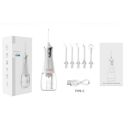 Water Dental Flosser 4 Modes 5 Jet Tips Portable Oral Irrigator for Teeth L11