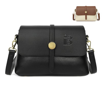 Genuine Leather Shoulder Crossbody Bag For Women