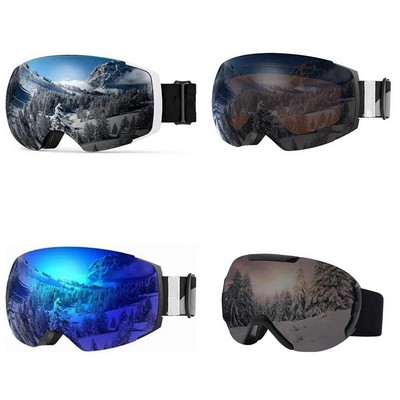 100% UV400 Protection Snow Goggles for Men & Women