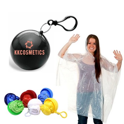 Poncho Ball Key Chain